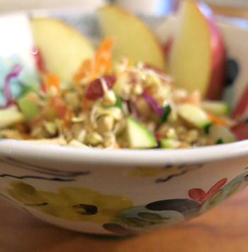 Sprouted Buckwheat Salad