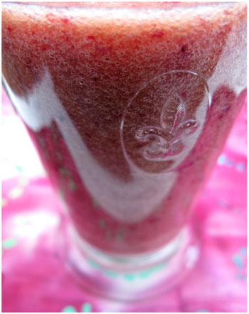 Grape, Nectarine, and Plum Smoothie