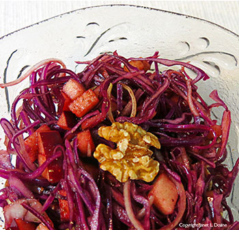 Apple Warmed Red Cabbage