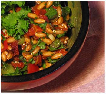 Sprouted Wheat Tabouli Side Dish