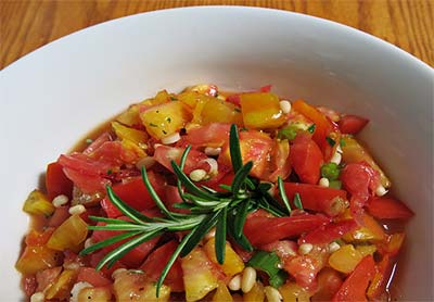 Tomato-Rosemary Dinner Salad